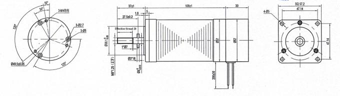 Nema 23 Brushless DC Motor With Built In Driver 0