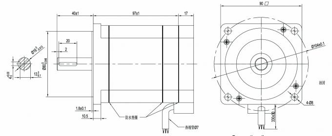 High Power Dc310v Brushless Permanent Magnet Motor 440W 1.4 Nm 86BLF01F 003 1 High Power Dc310v Brushless Permanent Magnet Motor 440W 1.4 Nm 86BLF01F 003 0
