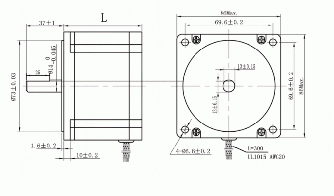 3 Phase Three Wire Nema 34 Hybrid Stepper Motor 3nm 269 oz 1.2 Degree 85mm 2 3 Phase Three Wire Nema 34 Hybrid Stepper Motor 3nm 269 oz 1.2 Degree 85mm 1