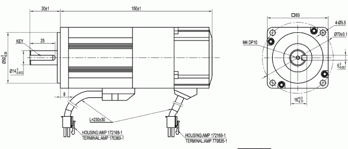 Micro Dc Servo Motor 3000 Rpm 250w 200w 300w 350w 400W Micro Servo Motor factory direct supply low price 0