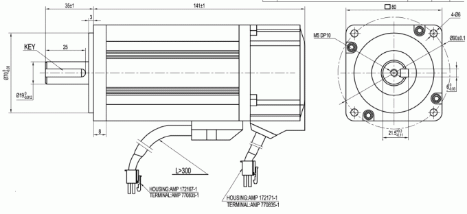 Hot sale high performance 48v 750w low price factory supply Ac Servo Motor 3000 Rpm 20A With Encoder 0