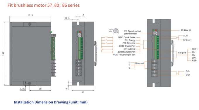 750w Bldc Motor Driver Board 220V AC 8A Speed Regulation 1 750w Bldc Motor Driver Board 220V AC 8A Speed Regulation 0