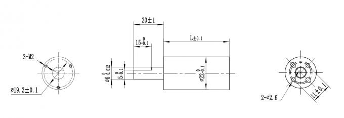 22mm Brushless Dc Planetary Gear Motor 24V 8w 3 Phase 0.02nm 2 22mm Brushless Dc Planetary Gear Motor 24V 8w 3 Phase 0.02nm 1