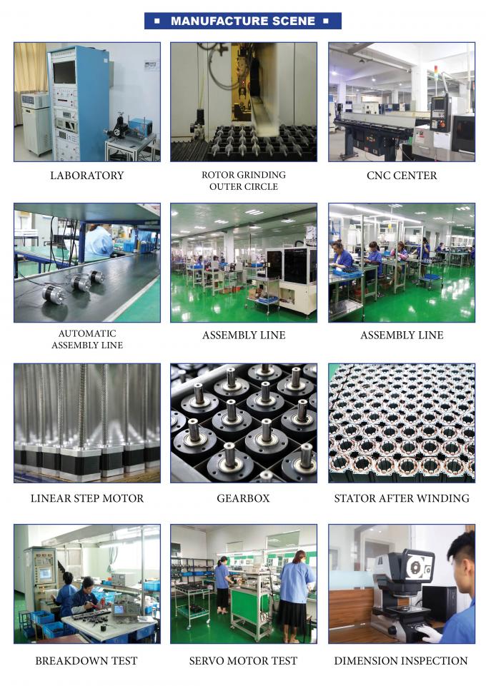 4 Lead 1.8 Deg Stepper Motor High Torque Low Speed 3