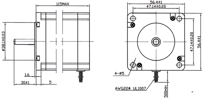 Nema 23 Motor Stepper 0.9 Degree 6 Wires 8 Kg.Cm Holding Torque 1 Nema 23 Motor Stepper 0.9 Degree 6 Wires 8 Kg.Cm Holding Torque 0