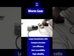 63  DC Worm Gearbox Motor 220rpm 1A 3.5N.M 114W 24V