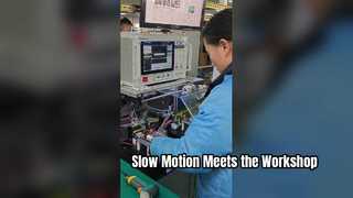 When Cinematic Slow Motion Comes to the Workshop