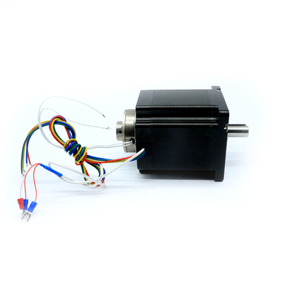 85HS With Brake HYBRID Motor For Industrial Applications 1.8° Step Angle 8.0 MH Inductance