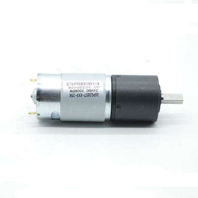 NEMA 14 Low Noise 24V DC Brush Gear Motor 36mm With Gearbox 200 Rpm 0.38A