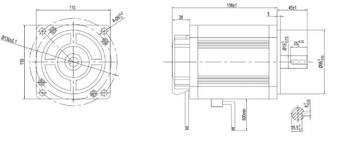 Nema 42 110BLF01 High Torque Brushless Dc Motor Bldc Motor 1