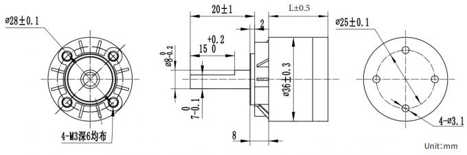 PG36A-ZA-HT 36mm Dia Small Size Zinc Alloy Planetary Reducer Gearbox Helix Teeth 0